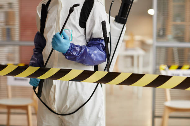 Professional Biohazard Cleanup technician working in Eldridge, IA